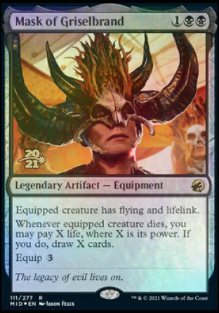 Mask of Griselbrand [Innistrad: Midnight Hunt Prerelease Promos] | Card Citadel