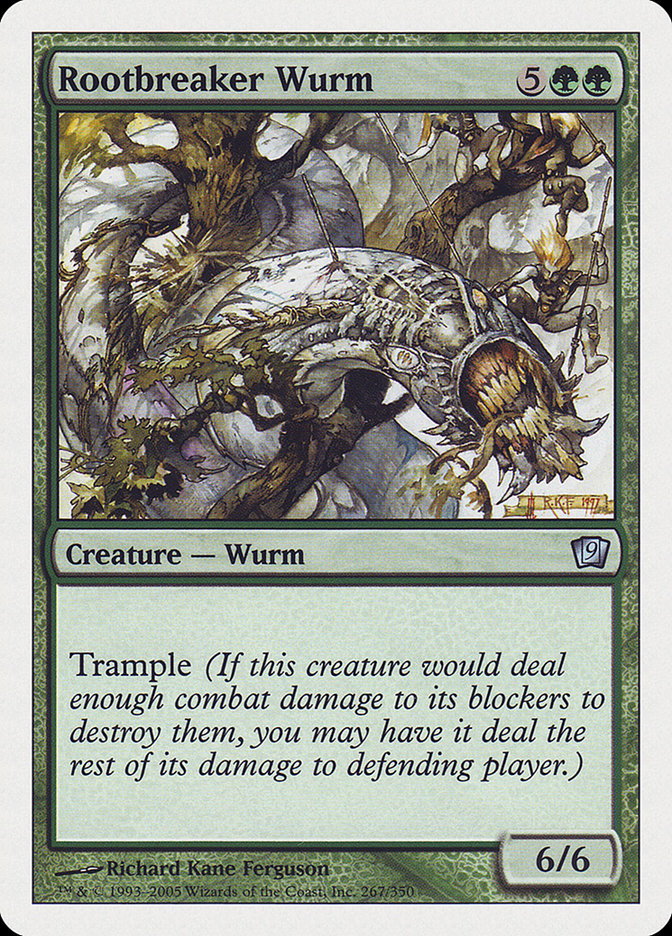 Rootbreaker Wurm [Ninth Edition] | Card Citadel