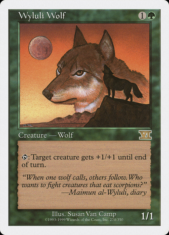 Wyluli Wolf [Classic Sixth Edition] | Card Citadel