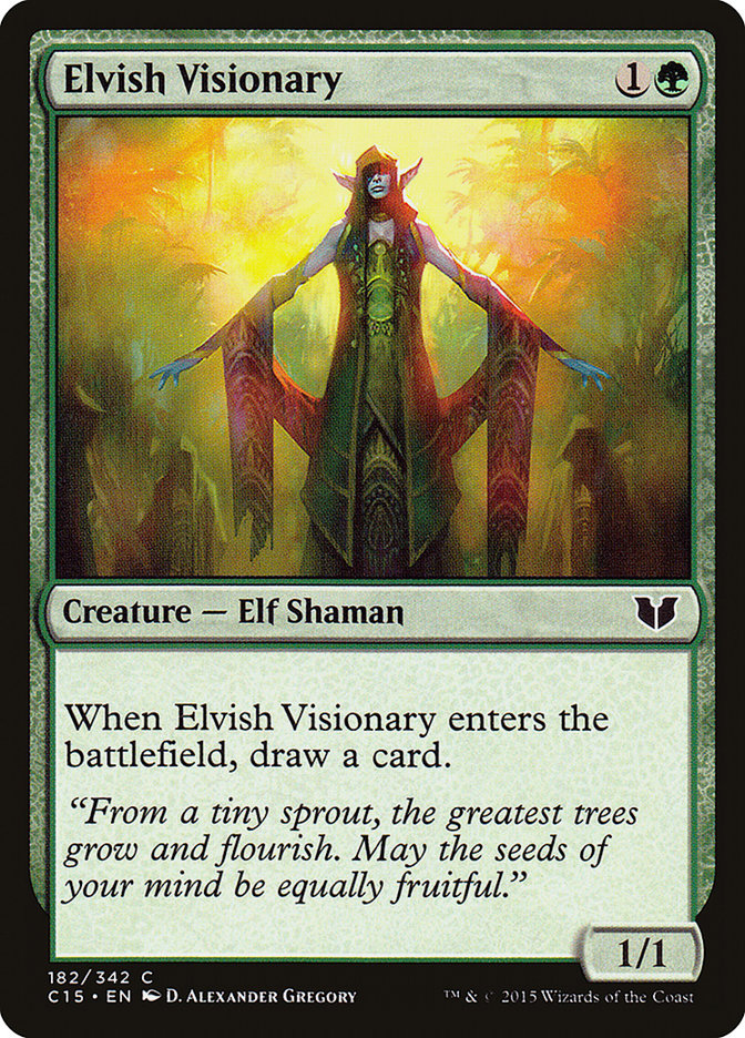 Elvish Visionary [Commander 2015] | Card Citadel