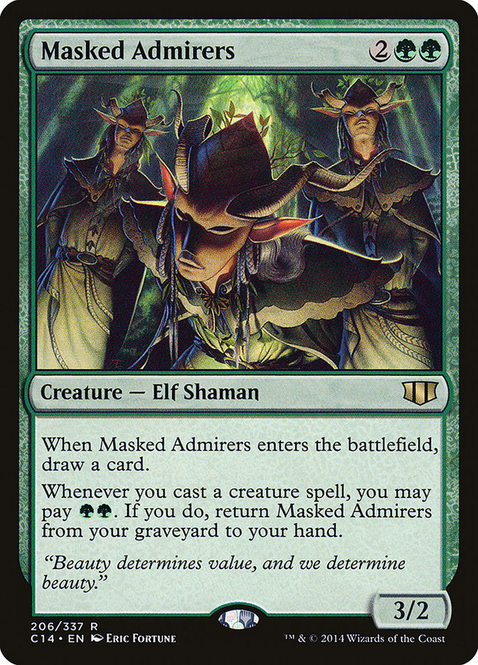 Masked Admirers [Commander 2014] | Card Citadel