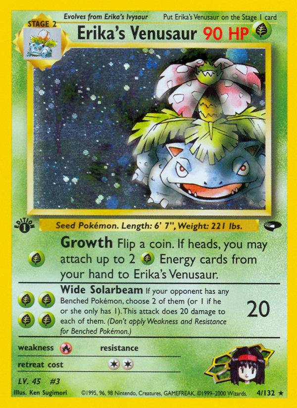 Erika's Venusaur (4/132) [Gym Challenge 1st Edition] | Card Citadel