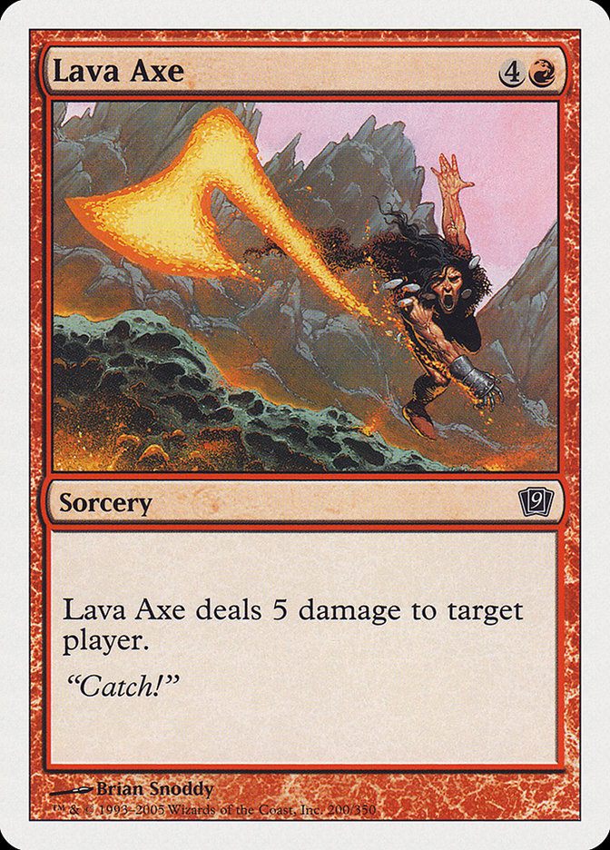 Lava Axe [Ninth Edition] | Card Citadel