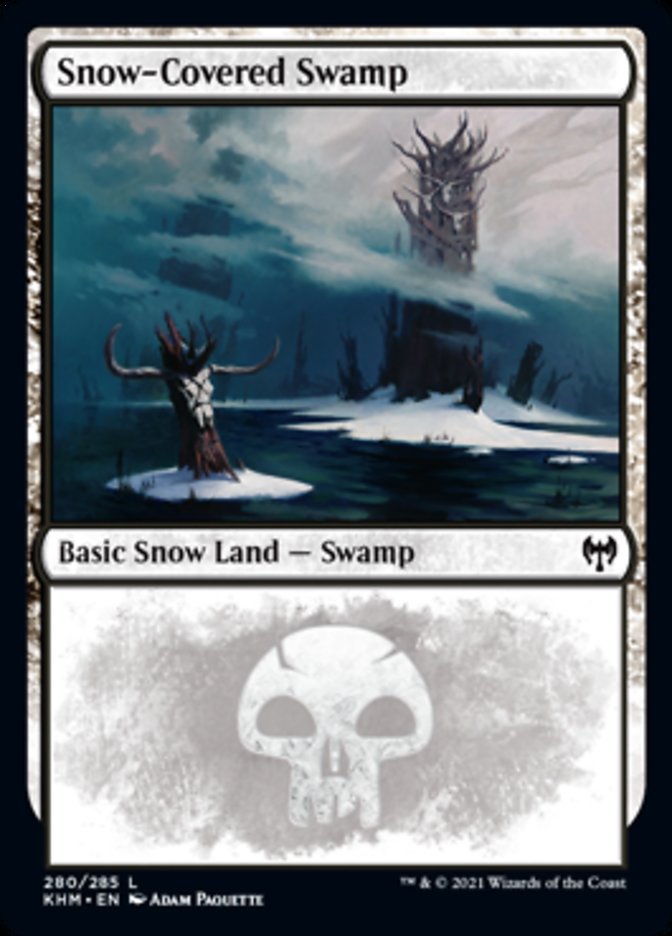 Snow-Covered Swamp (280) [Kaldheim] | Card Citadel