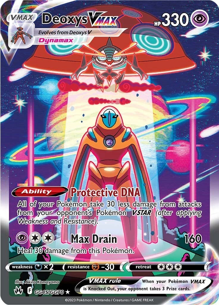 Deoxys VMAX (GG45/GG70) [Sword & Shield: Crown Zenith] | Card Citadel