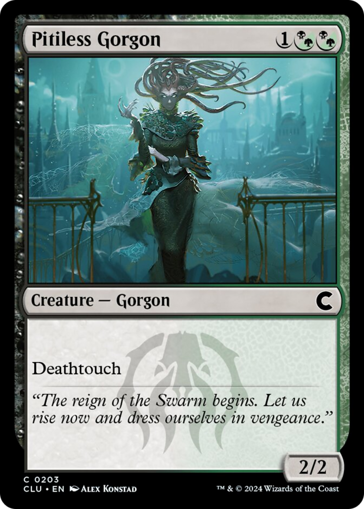 Pitiless Gorgon [Ravnica: Clue Edition] | Card Citadel