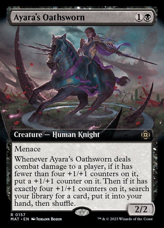 Ayara's Oathsworn (Extended Art) [March of the Machine: The Aftermath] | Card Citadel
