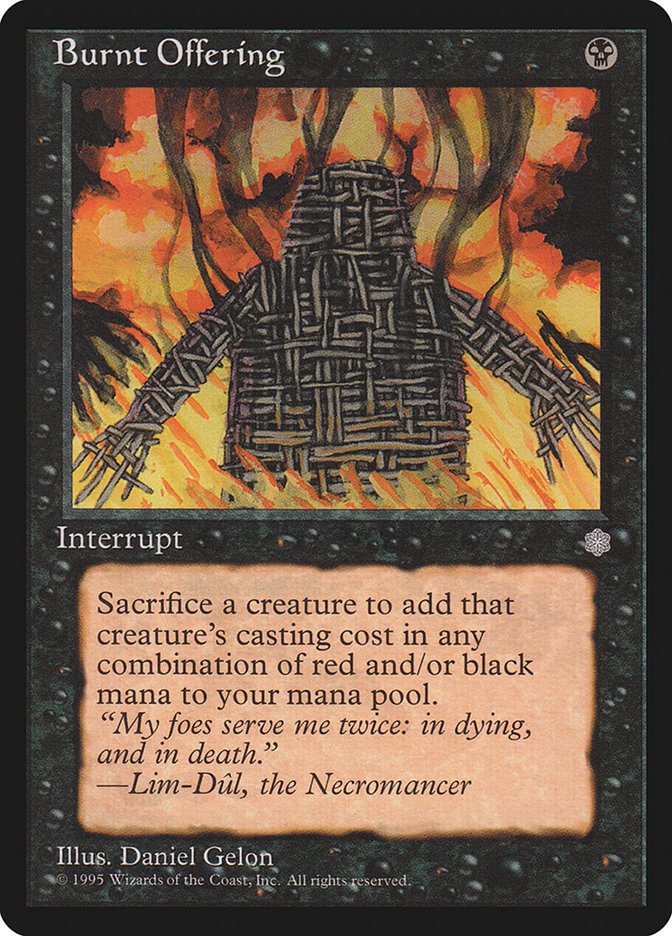 Burnt Offering [Ice Age] | Card Citadel