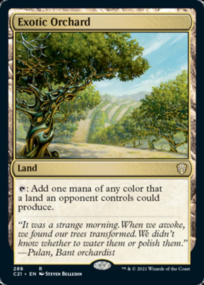 Exotic Orchard [Commander 2021] | Card Citadel