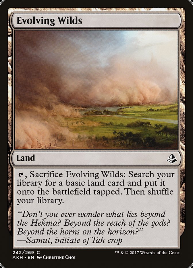 Evolving Wilds [Amonkhet] | Card Citadel