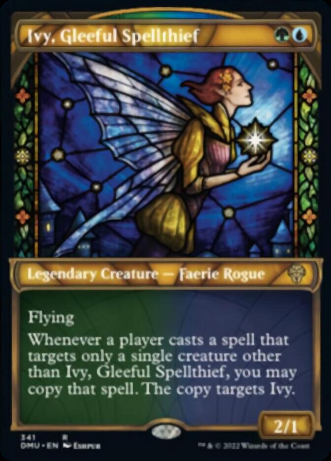 Ivy, Gleeful Spellthief (Showcase Textured) [Dominaria United] | Card Citadel