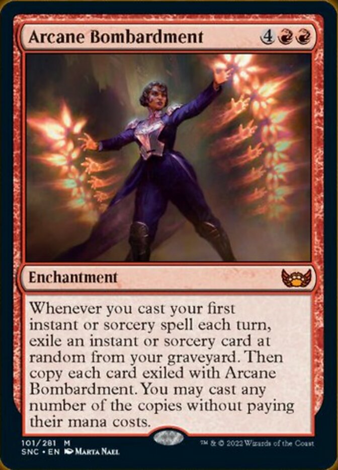 Arcane Bombardment [Streets of New Capenna] | Card Citadel