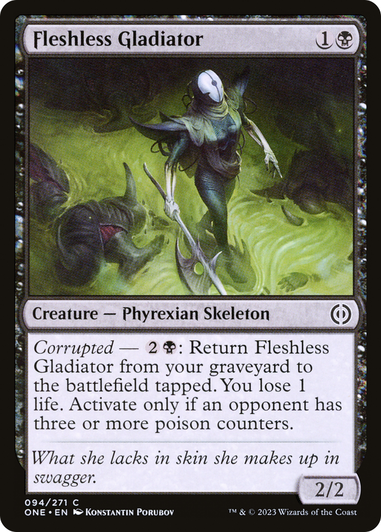 Fleshless Gladiator [Phyrexia: All Will Be One] | Card Citadel