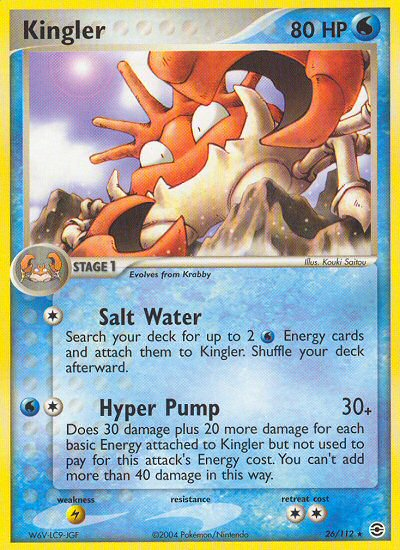 Kingler (26/112) [EX: FireRed & LeafGreen] | Card Citadel