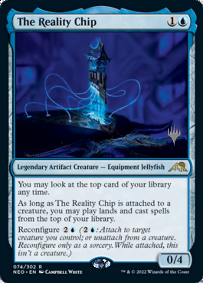 The Reality Chip (Promo Pack) [Kamigawa: Neon Dynasty Promos] | Card Citadel