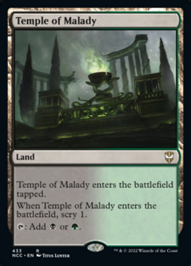 Temple of Malady [Streets of New Capenna Commander] | Card Citadel