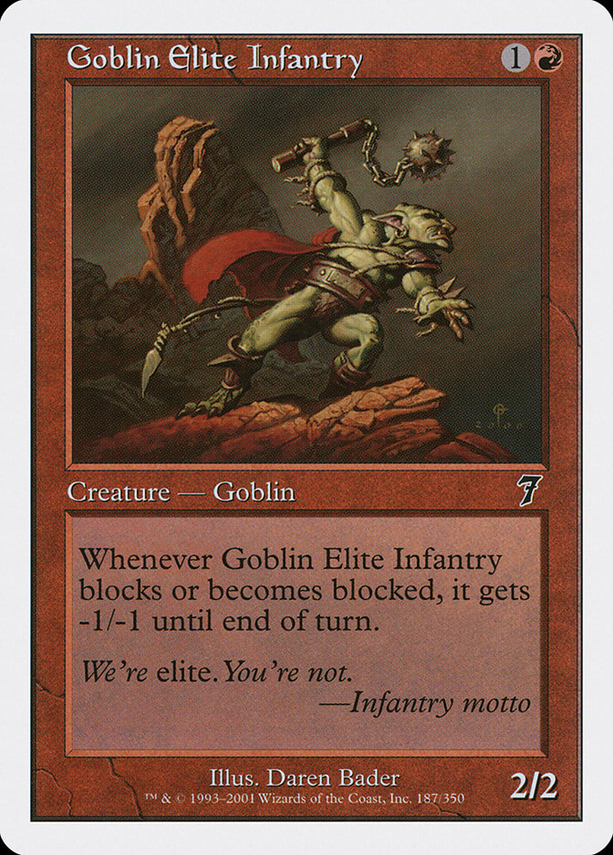 Goblin Elite Infantry [Seventh Edition] | Card Citadel