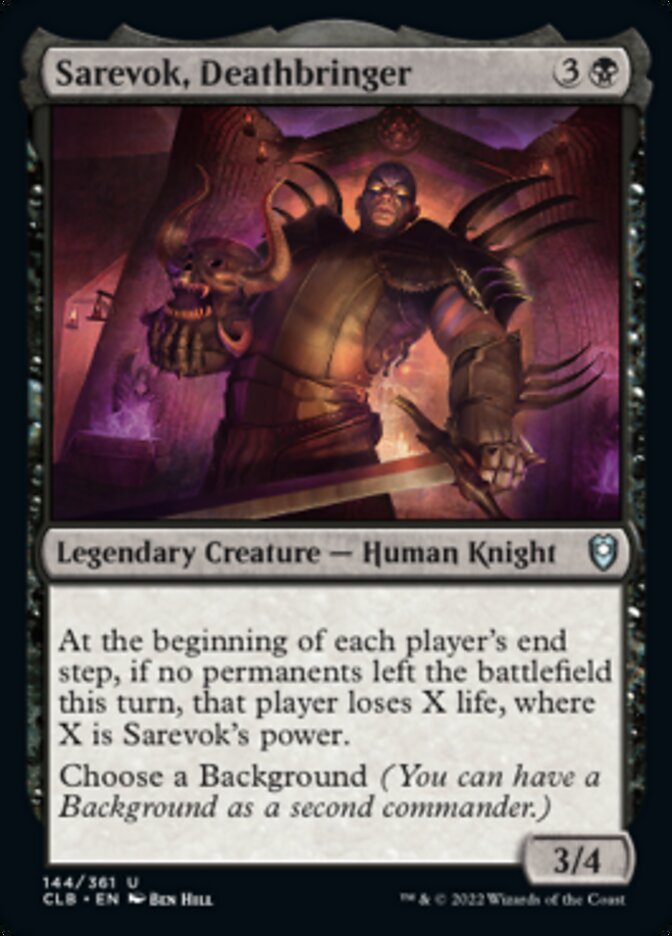 Sarevok, Deathbringer [Commander Legends: Battle for Baldur's Gate] | Card Citadel