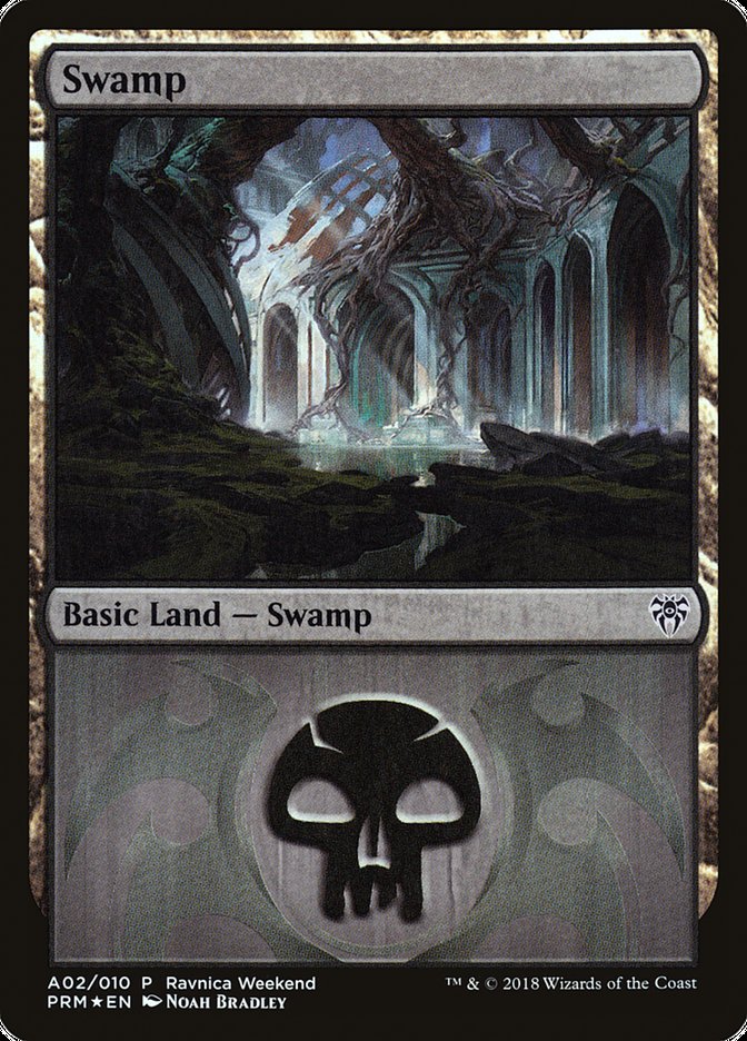 Swamp - Dimir (A02) [GRN Ravnica Weekend] | Card Citadel