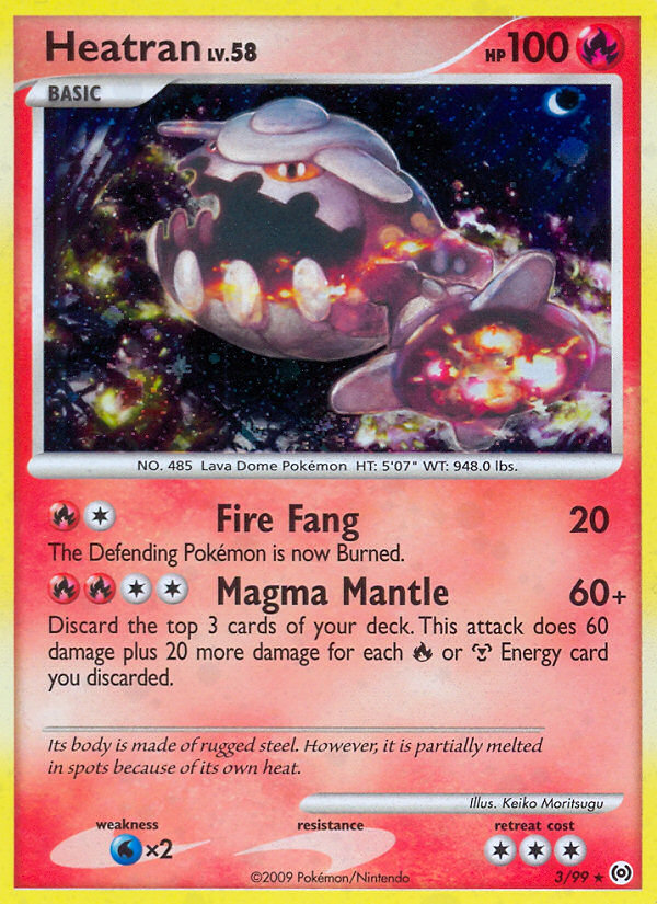 Heatran (3/99) [Platinum: Arceus] | Card Citadel