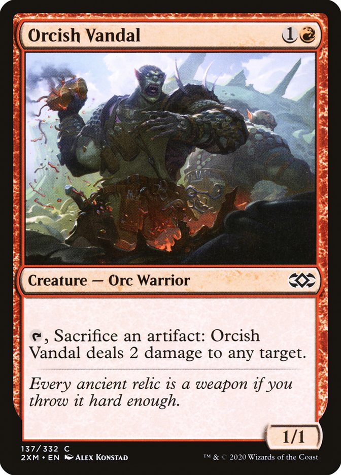 Orcish Vandal [Double Masters] | Card Citadel