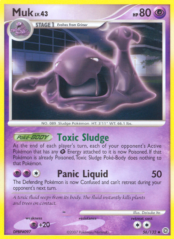 Muk (56/132) [Diamond & Pearl: Secret Wonders] | Card Citadel