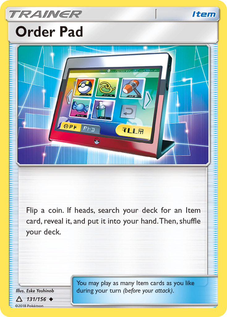 Order Pad (131/156) [Sun & Moon: Ultra Prism] | Card Citadel