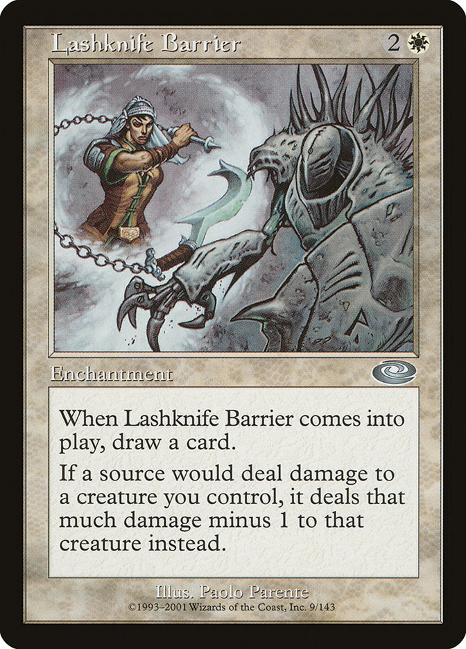 Lashknife Barrier [Planeshift] | Card Citadel