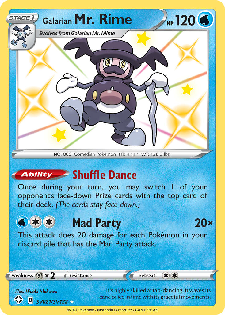 Galarian Mr. Rime (SV021/SV122) [Sword & Shield: Shining Fates] | Card Citadel