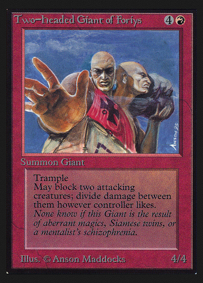 Two-Headed Giant of Foriys (IE) [Intl. Collectors’ Edition] | Card Citadel