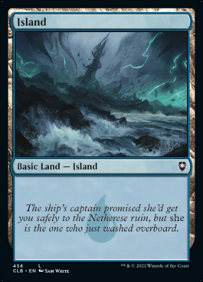 Island (458) [Commander Legends: Battle for Baldur's Gate] | Card Citadel