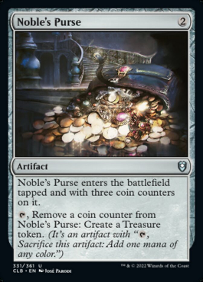 Noble's Purse [Commander Legends: Battle for Baldur's Gate] | Card Citadel