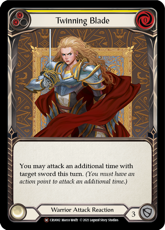 Twinning Blade [CRU082] Unlimited Normal | Card Citadel