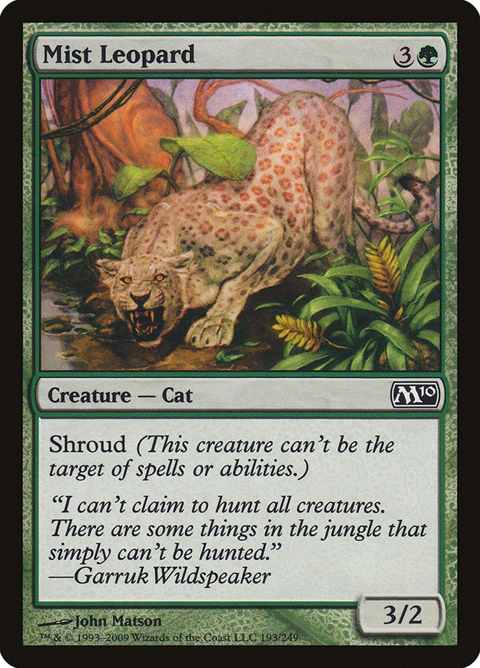 Mist Leopard [Magic 2010] | Card Citadel