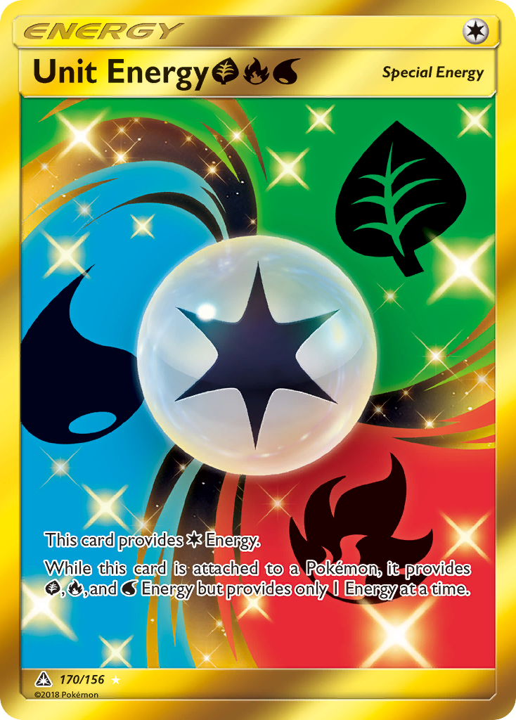 Unit Energy (170/156) (Grass, Fire, Water) [Sun & Moon: Ultra Prism] | Card Citadel