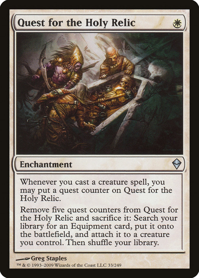 Quest for the Holy Relic [Zendikar] | Card Citadel