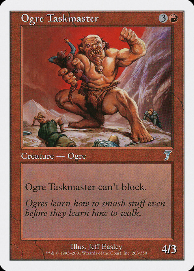 Ogre Taskmaster [Seventh Edition] | Card Citadel