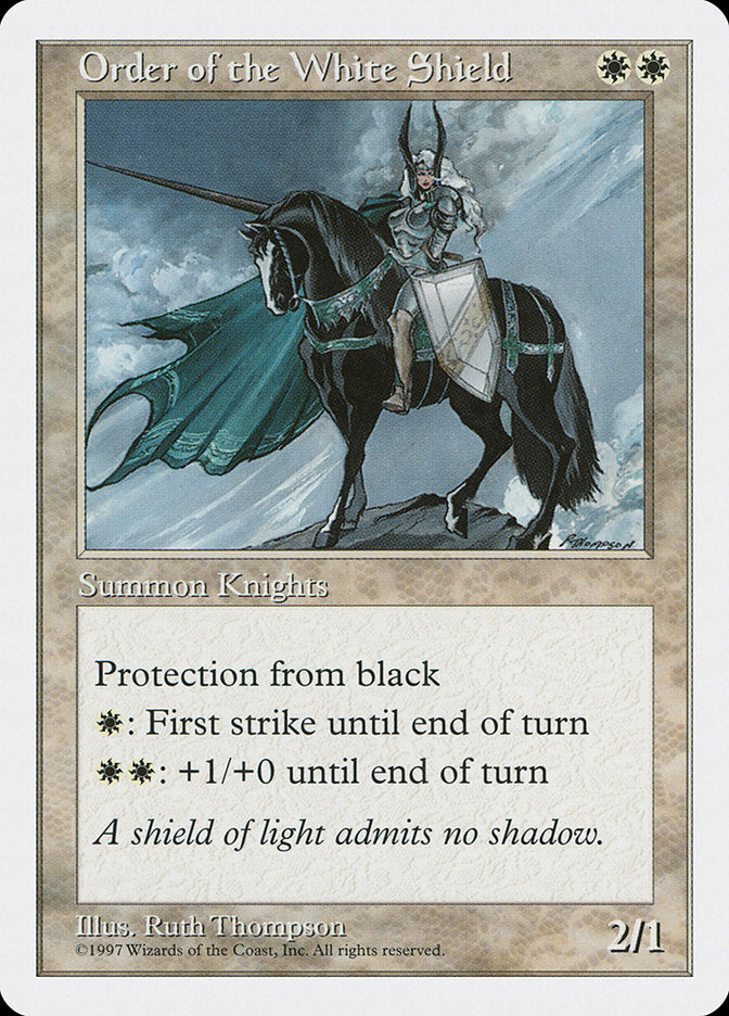 Order of the White Shield [Fifth Edition] | Card Citadel