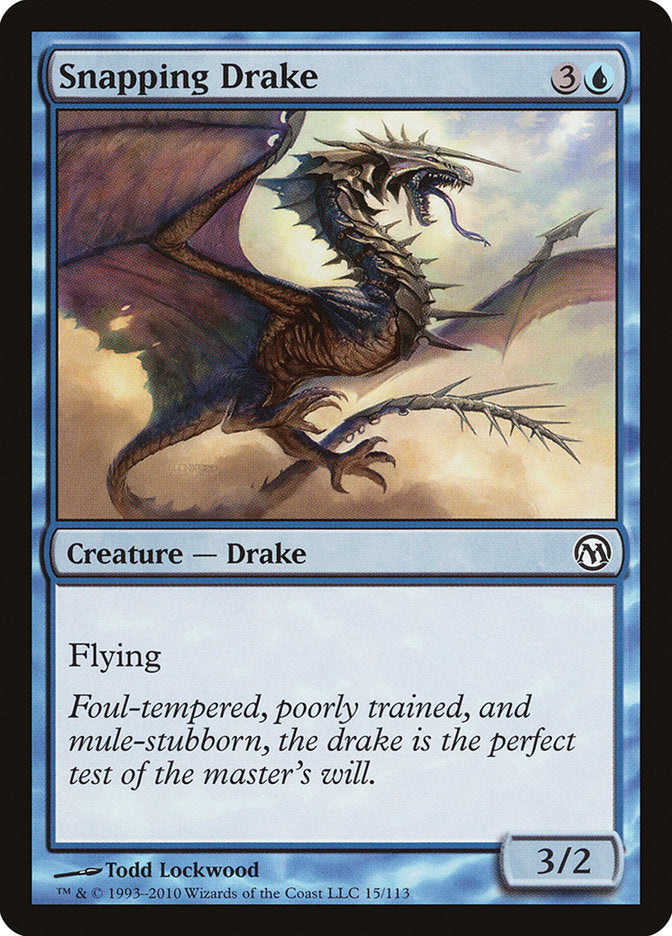 Snapping Drake [Duels of the Planeswalkers] | Card Citadel