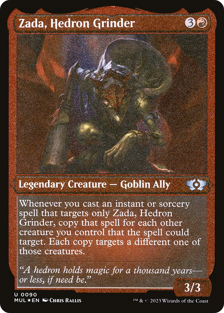 Zada, Hedron Grinder (Foil Etched) [Multiverse Legends] | Card Citadel