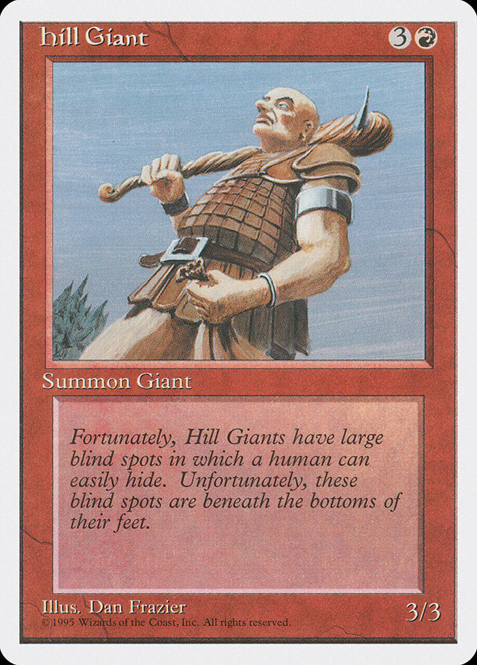 Hill Giant [Fourth Edition] | Card Citadel