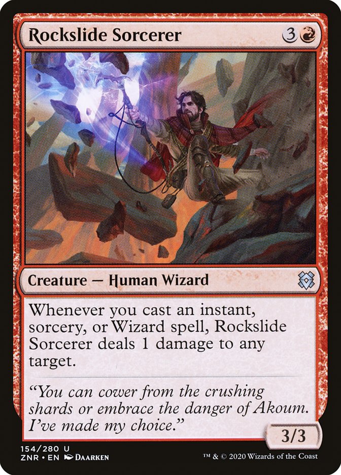 Rockslide Sorcerer [Zendikar Rising] | Card Citadel