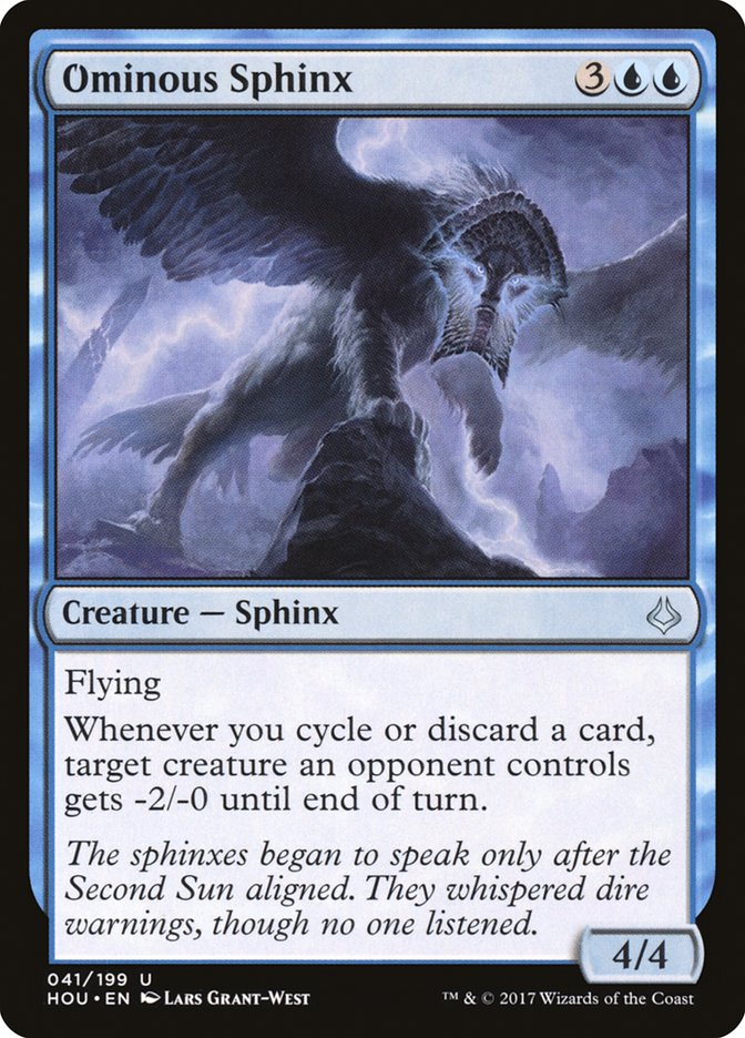 Ominous Sphinx [Hour of Devastation] | Card Citadel