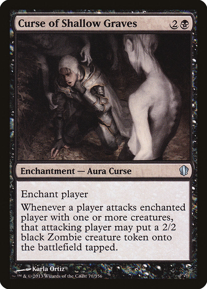 Curse of Shallow Graves [Commander 2013] | Card Citadel