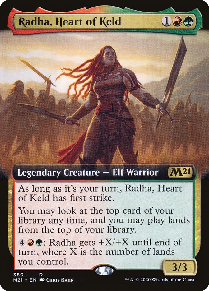 Radha, Heart of Keld (Extended Art) [Core Set 2021] | Card Citadel