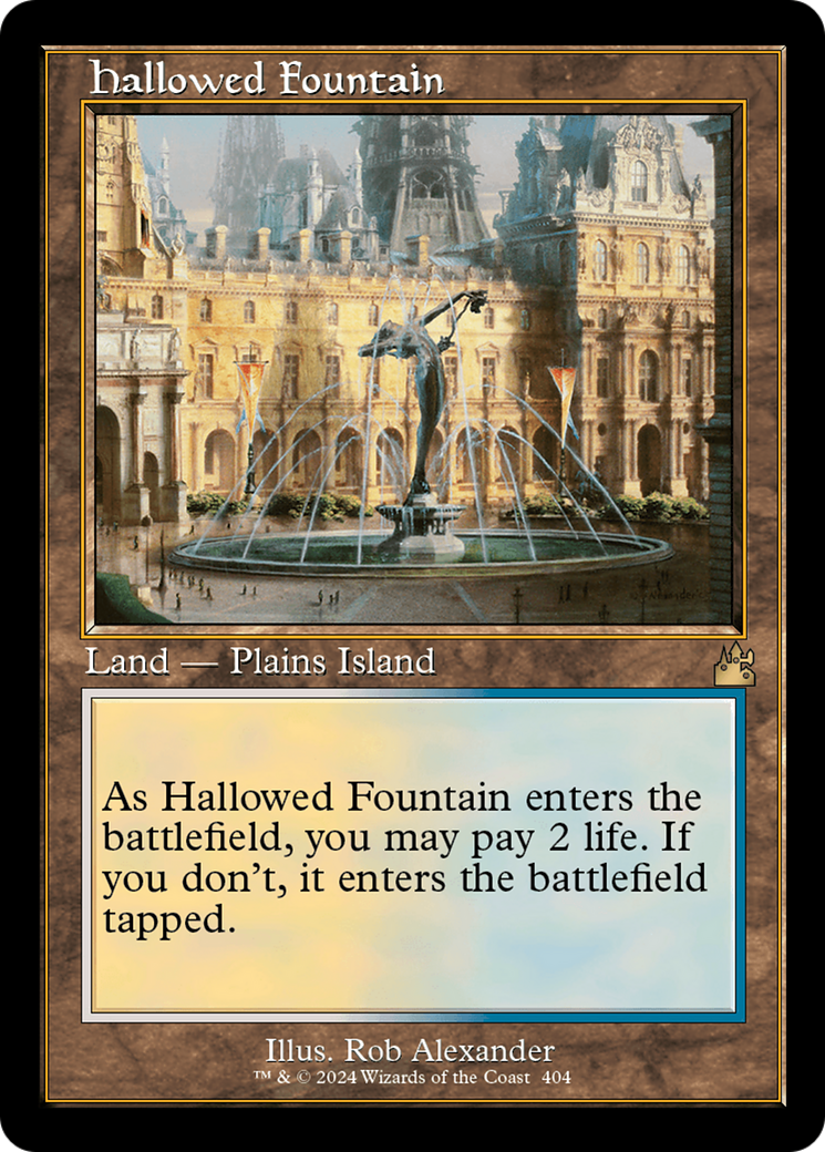 Hallowed Fountain (Retro) [Ravnica Remastered] | Card Citadel