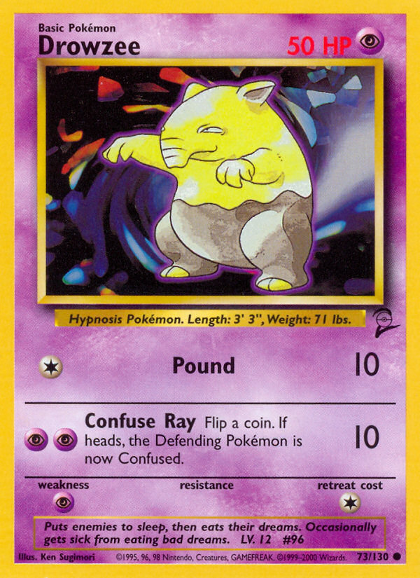 Drowzee (73/130) [Base Set 2] | Card Citadel