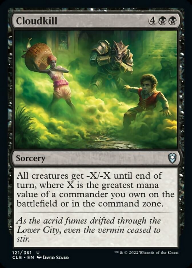 Cloudkill [Commander Legends: Battle for Baldur's Gate] | Card Citadel