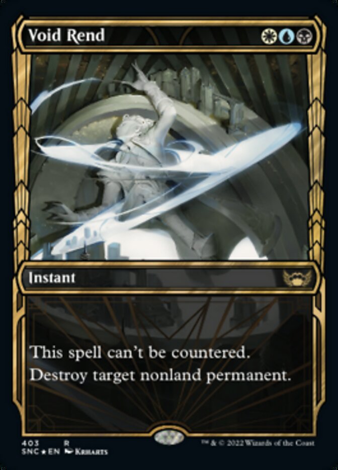 Void Rend (Showcase Golden Age Gilded Foil) [Streets of New Capenna] | Card Citadel