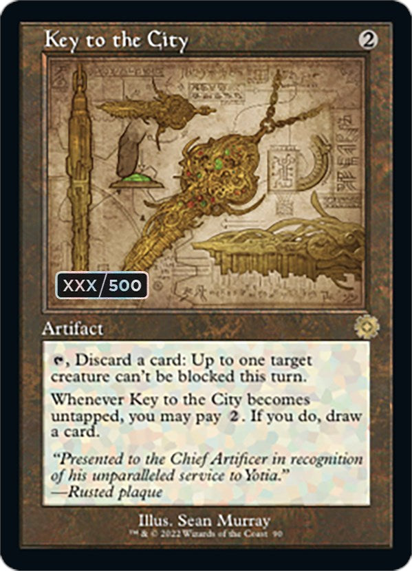 Key to the City (Retro Schematic) (Serial Numbered) [The Brothers' War Retro Artifacts] | Card Citadel